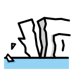 Ice Shelf Melting SVG Icon